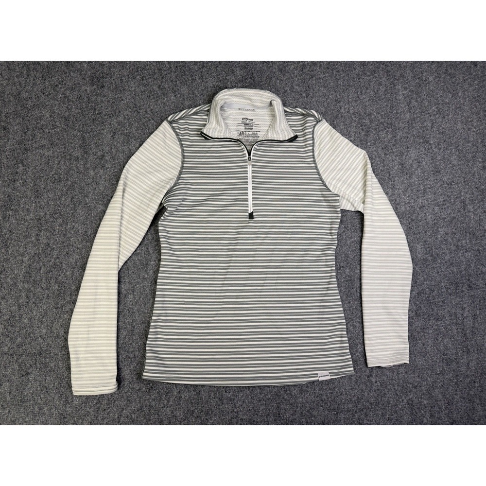 Women's Patagonia Capilene 3 1/4 Zip Pullover Polartec Size Small Base Layer